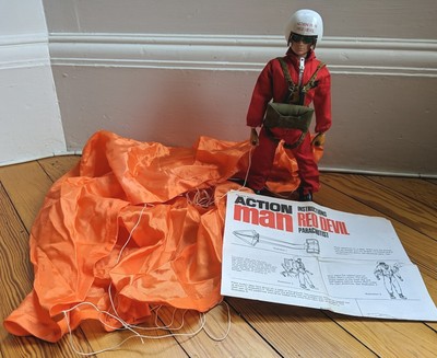 ACTION MAN 40TH Red Devil Parachute Uniform And Figure $73.19 - PicClick